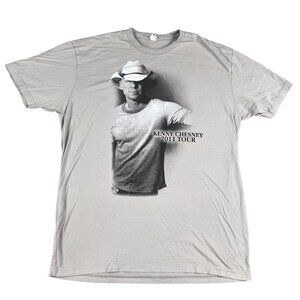 Kenny Chesney Mens 100% Cotton 2011 Tour Shirt Sz Large